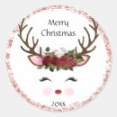 Search for cute face stickers Antlers
