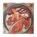 Search for alphonse mucha tiles Vintage