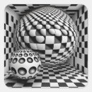 Search for black and white optical illusion stickers Geometric