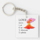 Search for volcano key rings Red