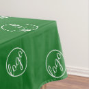 Search for green tablecloths Pattern