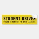 Search for message bumper stickers Black