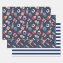 Search for 4th of july wrapping paper Usa