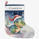 Search for t rex christmas stockings Dinosaur