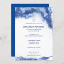 Search for blue bar bat mitzvah invitations Ombre