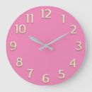 Search for pink and white clocks Ombre