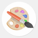 Search for artists palette stickers Artistic