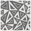 Search for black white geometric fabric Triangles