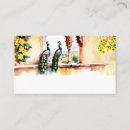 Search for peacock place cards Watercolor