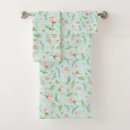 Search for mint and pink bath towels Flowers