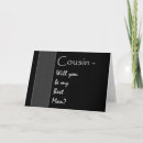 Search for cousins party invitations Black and white