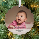 Search for grandchilds first christmas tree decorations New baby