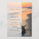 Search for beach wedding reception invitations Starfish