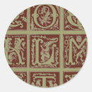 Search for alphabet round stickers English