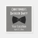 Search for black bow tie napkins Groom