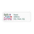 Search for faith return address labels Religious
