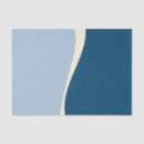 Search for blue ocean waves tissue paper Modern