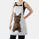 Search for bulldog cartoon aprons Cute