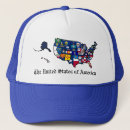Search for us states hats Map