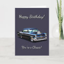 Search for 1957 birthday cards Classic car