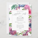 Search for hot pink graduation invitations Floral