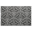 Search for black and white damask fabric Vintage