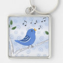 Search for singing birds key rings Cute