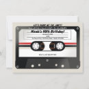 Search for cassette birthday invitations Music