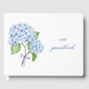 Search for hydrangea guest books Blue