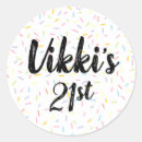 Search for ice cream birthday party stickers Rainbow