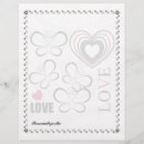 Search for butterflies stationery paper Black