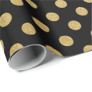 Search for gold polka dot wrapping paper Seamless
