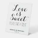 Search for candy buffet signs Love is sweet