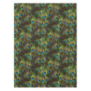 Search for peacock feather tablecloths Blue