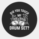 Search for drum set stickers Funny