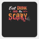 Search for eat drink and be scary stickers Skull