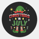 Search for funny christmas elf stickers Santa