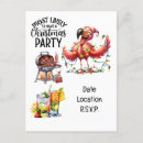 Search for christmas party save the date postcards Xmas