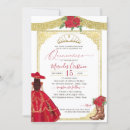 Search for red charro quinceanera invitations Mis quince