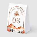 Search for mountain wedding table cards Pine trees