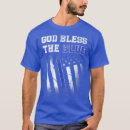 Search for thin blue line tshirts Black