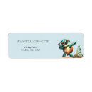 Search for boy party return address labels Under the sea