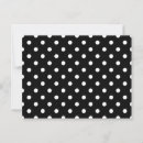 Search for black and white polka dots postcards Birthday