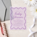 Search for light purple baby shower invitations For her