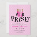 Search for pink surprise invitations Modern