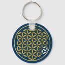 Search for blue stamps key rings Blume des lebens