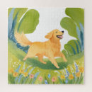Search for golden retriever puzzles Happy