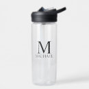 Search for plain water bottles Masculine