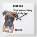 Search for boxer dog clocks Funny