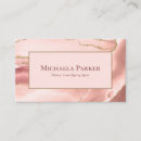 Search for pink real estate business cards Notary loan signing agent